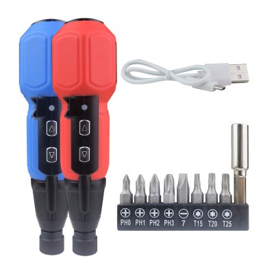 Screwdriver Set Electric Cordless Screw Driver Bits Set 3.6V 900mah Lithium Battery USB Charging 2N.m Torque Power Tools